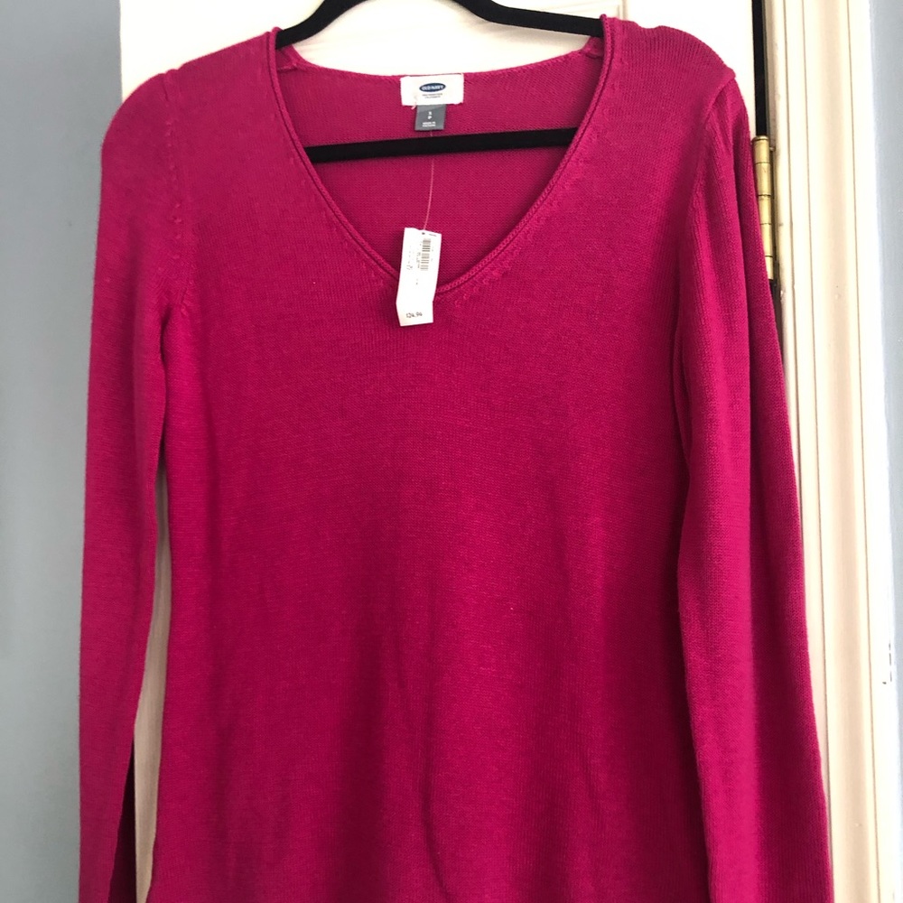 Hot pink light old navy sweater